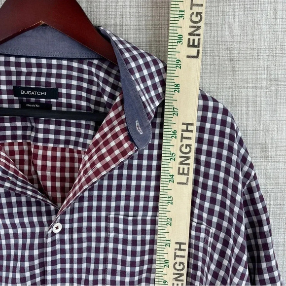 Bugatchi Classic Fit Mens Size XL Long Sleeve Button Down Shirt 1653 - Picture 2 of 7